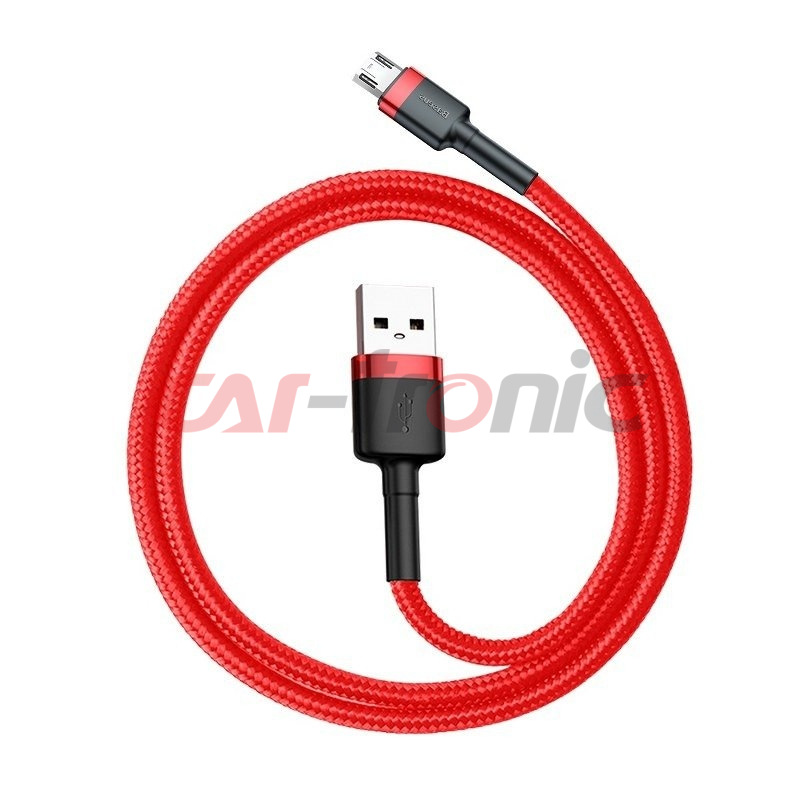 Kabel USB na micro USB Baseus Cafule 1.5A 2m czerwony