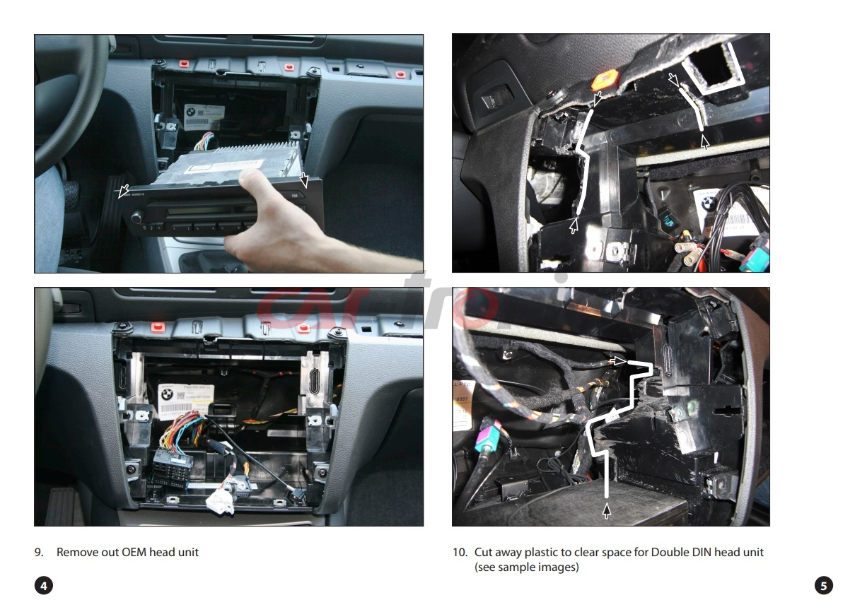 Ramka radiowa BMW 1  E87,W81,E82,E88 manulana klimatyzacja