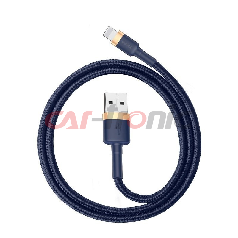 Kabel USB na Lightning Baseus Cafule 1.5A 2m złoto-granatowy