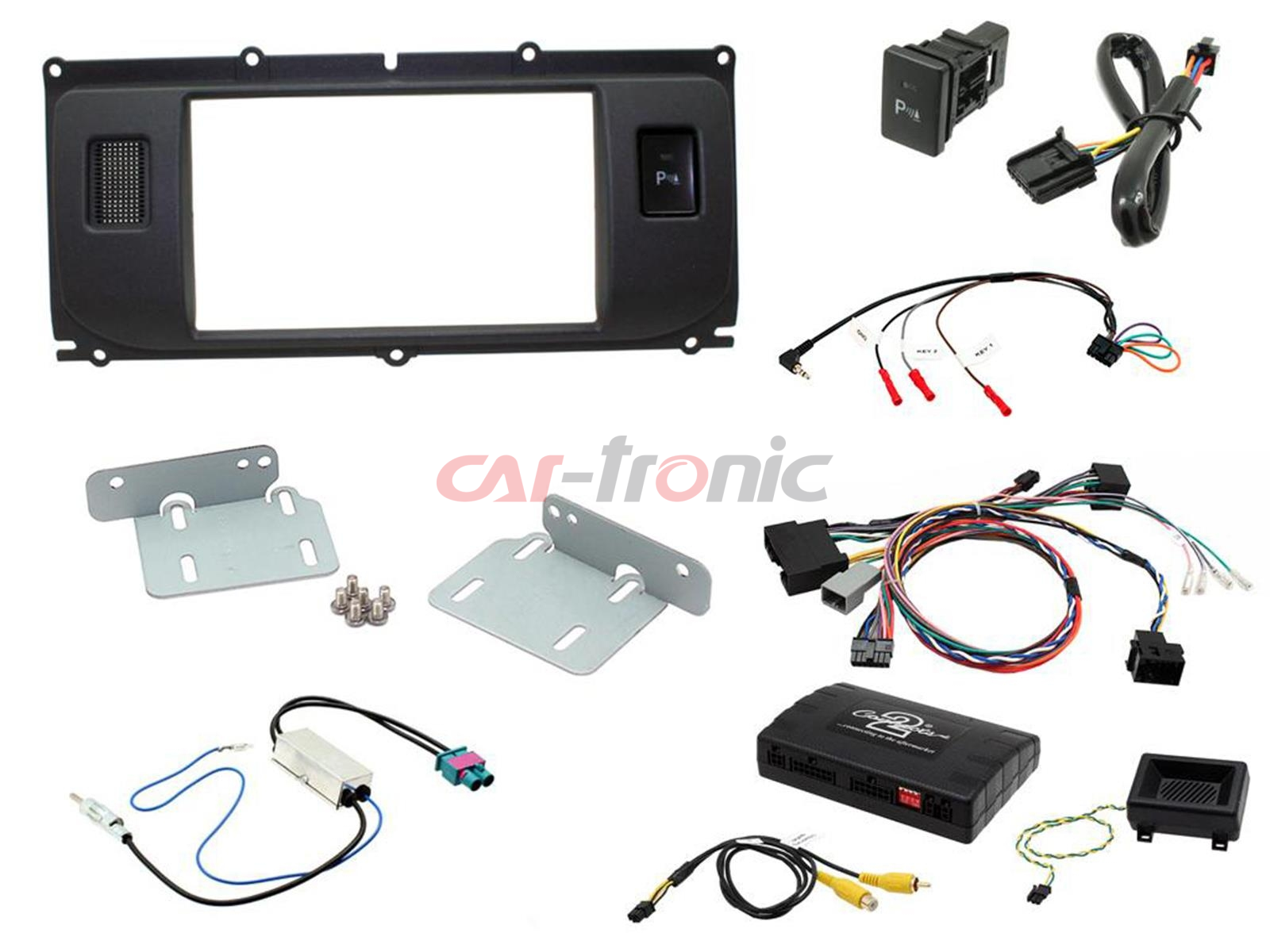 Zestaw montażowy 2 Din Land Rover Evoque 2011 - 2015 CTKLR01