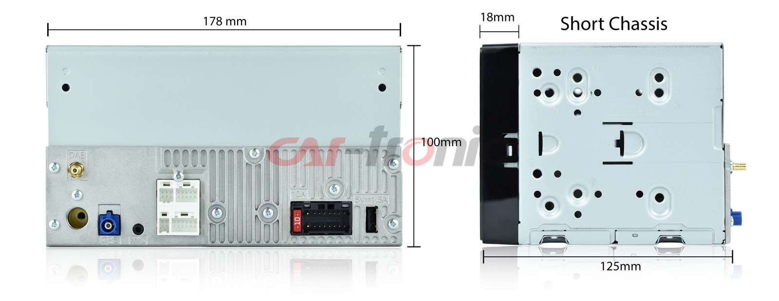 Stacja multimedialna 2 DIN Pioneer SPH-DA360DAB. Apple CarPlay i Android Auto