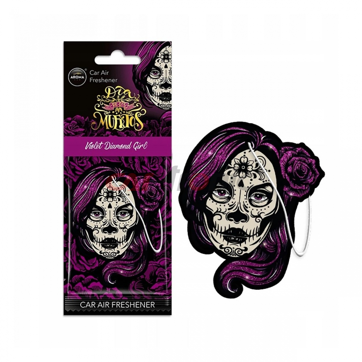 Odświeżacz powietrza AROMA CAR MUERTOS Violet Girl Spicy Delight