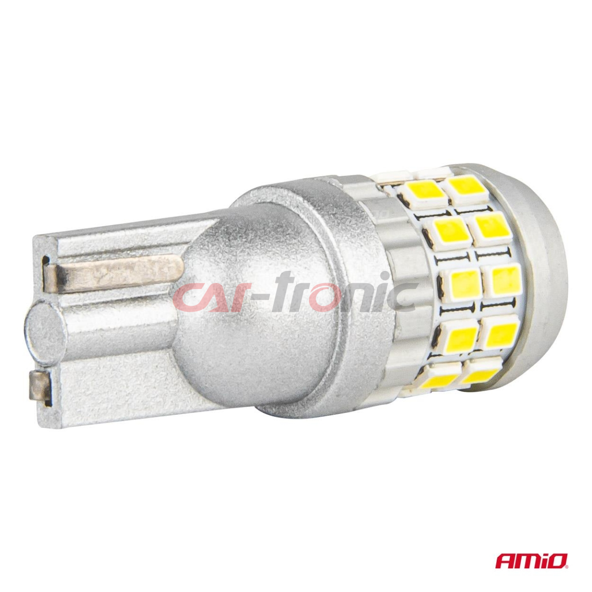 Żarówki LED CANBUS T10 W5W 30SMD 2016 White 12V 24V AMIO-04233