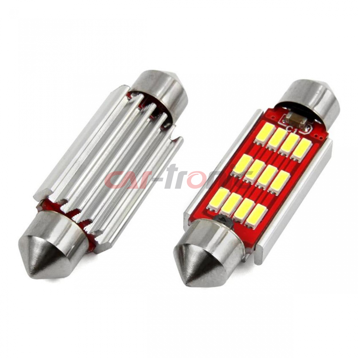 Żarówki LED CANBUS 4014 12SMD Festoon C5W C10W C3W 41mm White 12V 24V AMIO-01291