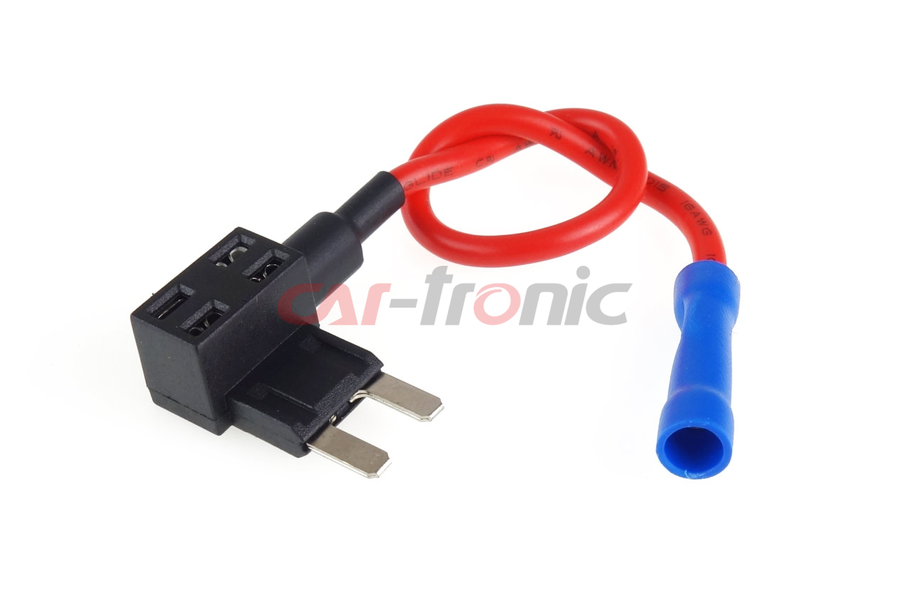 Adapter bezpiecznikowy dodatkowy bezpiecznik bajpas MINI 20A AMIO-02333