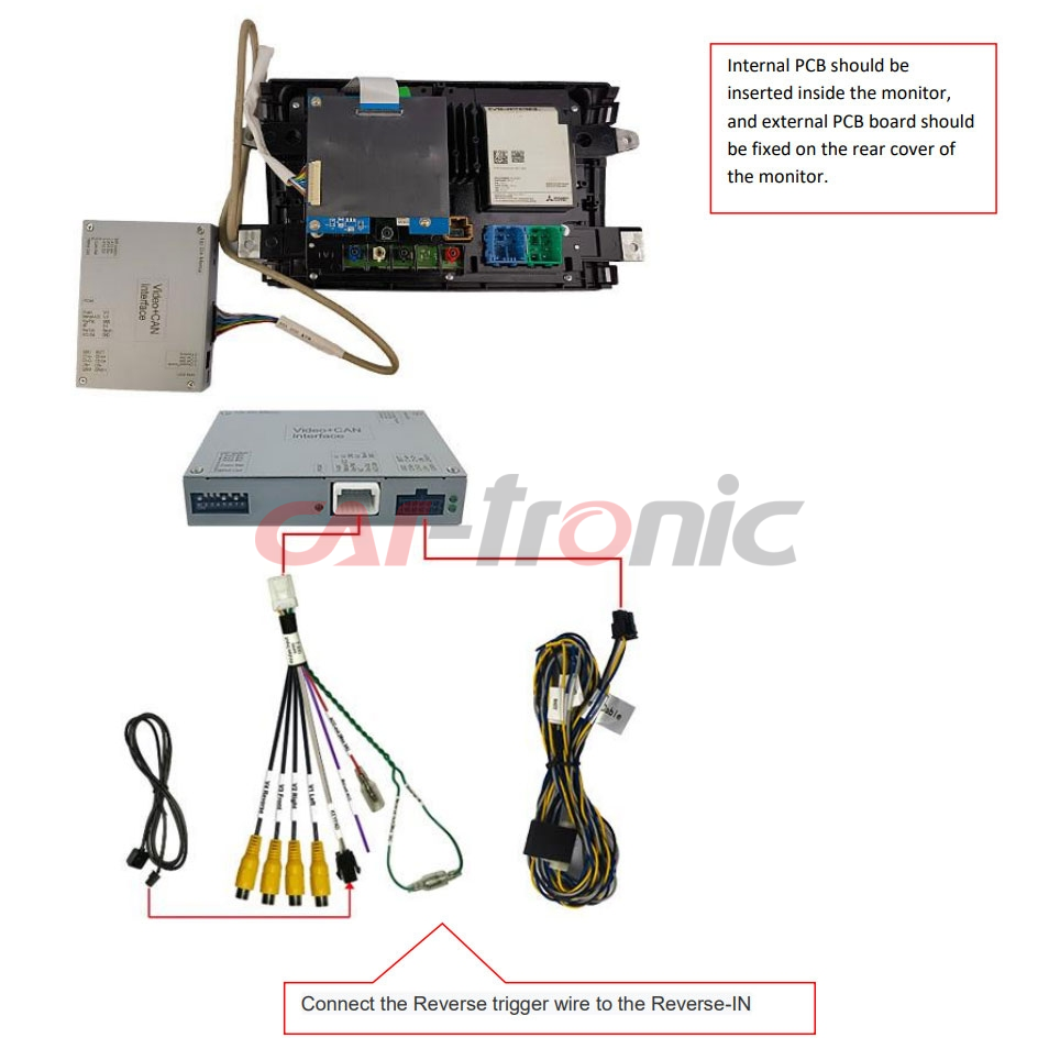 Adapter kamery cofania Fiat Ducato 3 (seria 8) 7 cali, od roku 2021 ->