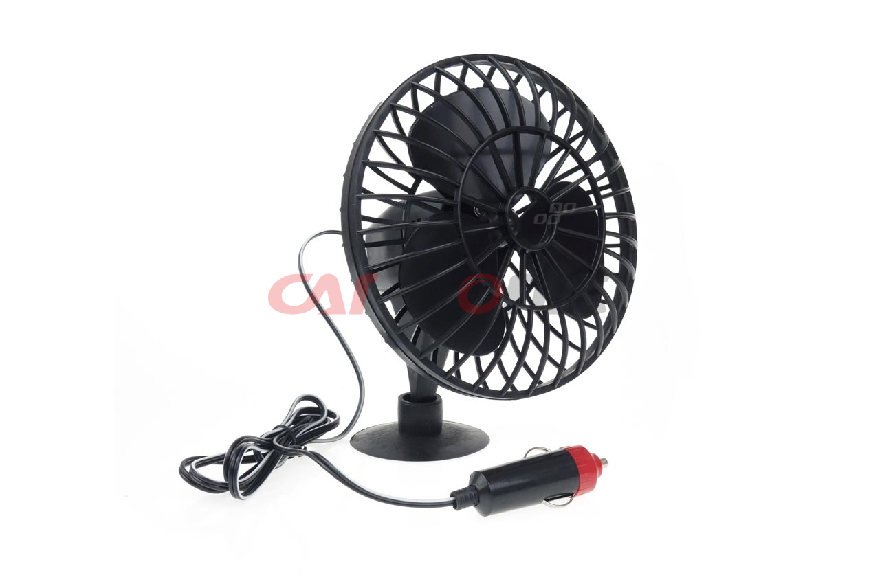 Wentylator wiatrak samochodowy z przyssawką miniFAN 12V AMIO-02235