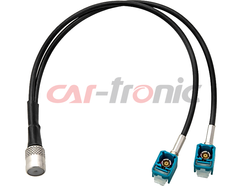 Adapter antenowy Ford 2xFAKRA (F) - gniazdo ISO Ford 2010->