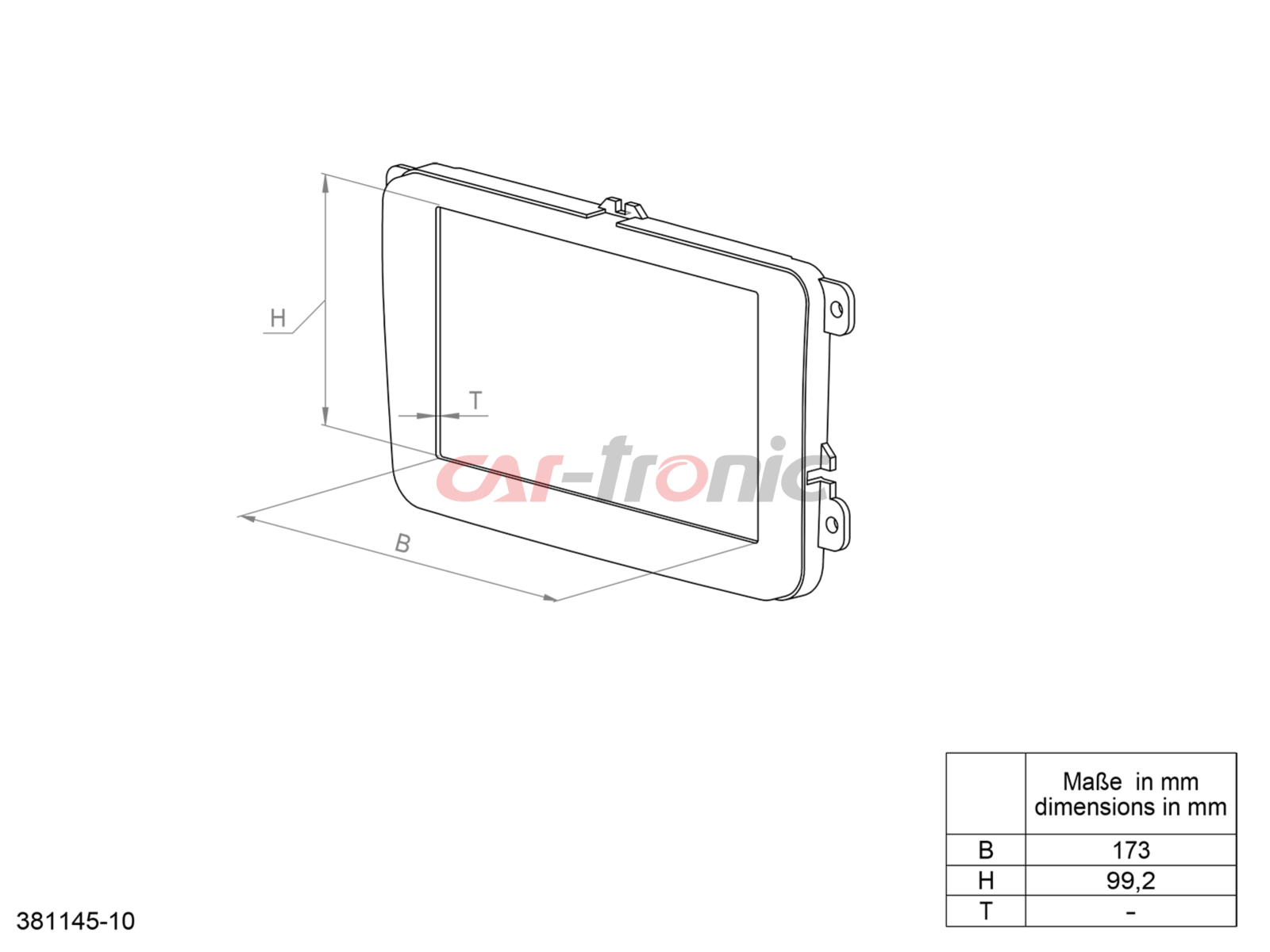 Ramka radiowa 2 DIN Jeep Renegate (BU) 10/2014 ->