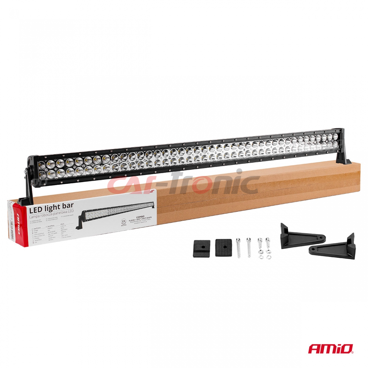 Lampa robocza panelowa LED BAR prosta AWL26 240W 113cm 24000lm 12V 24V AMIO-02440