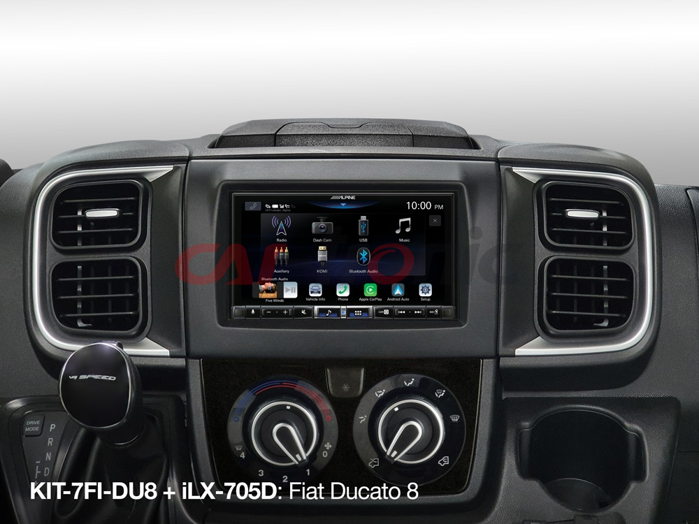 Stacja multimedialna 2 DIN Alpine ILX-705D. Apple CarPlay i Android Auto