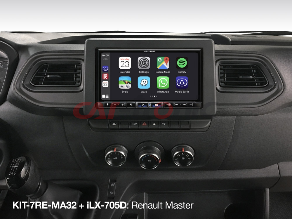 Stacja multimedialna 2 DIN Alpine ILX-705D. Apple CarPlay i Android Auto