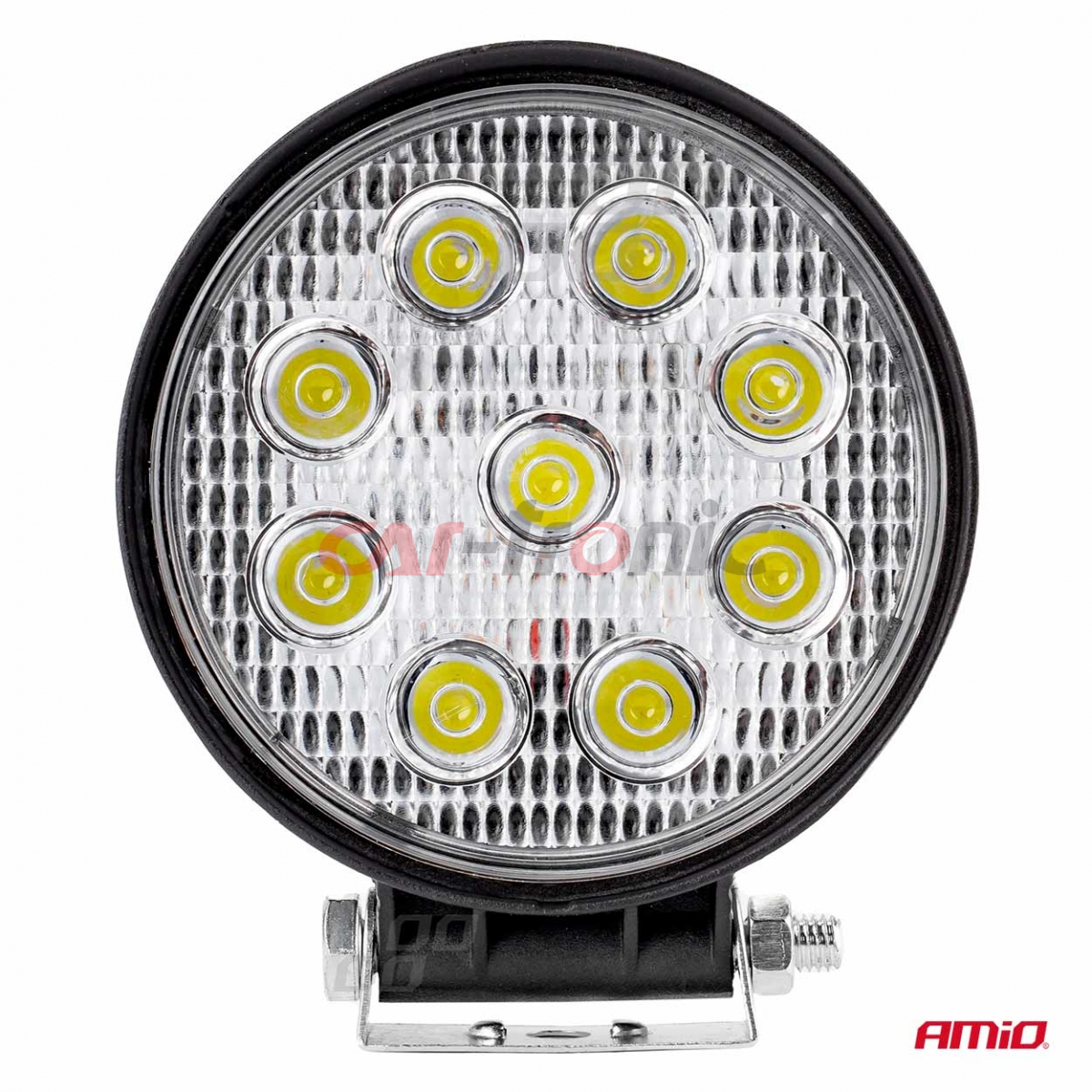 Lampa robocza halogen LED szperacz AWL06 9 LED 12V 24V AMIO-02420