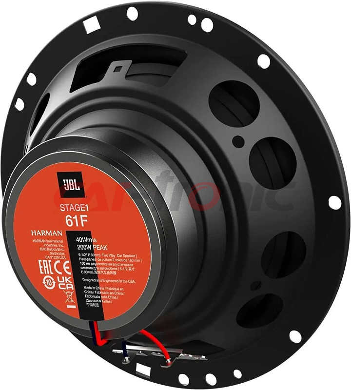 Głośniki samochodowe JBL Stage 1 61F dwudrożne współosiowe 165 mm