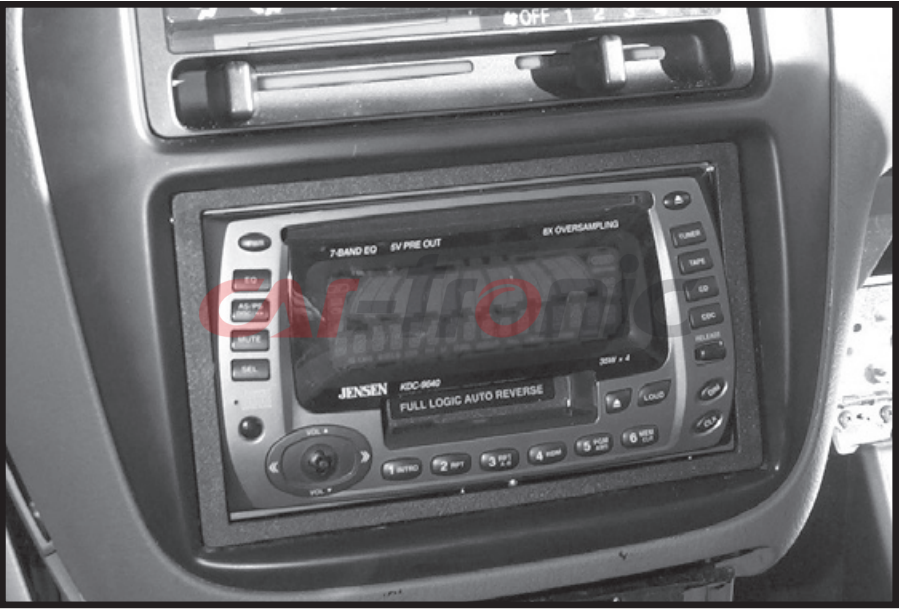 Ramka radiowa 2 Din Acura, Honda Accord, Civic, CR-V, Odyssey, Prelude, Isuzu. 1988 - 2006.