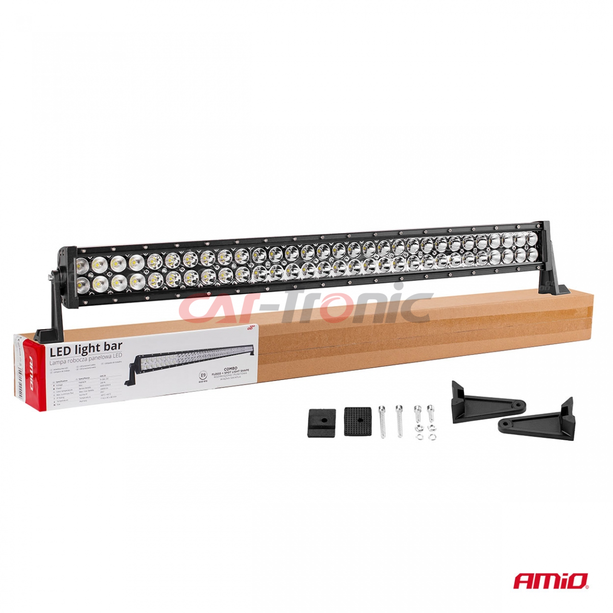 Lampa robocza panelowa LED BAR prosta AWL25 180W 87cm 18000lm 12V 24V AMIO-02439