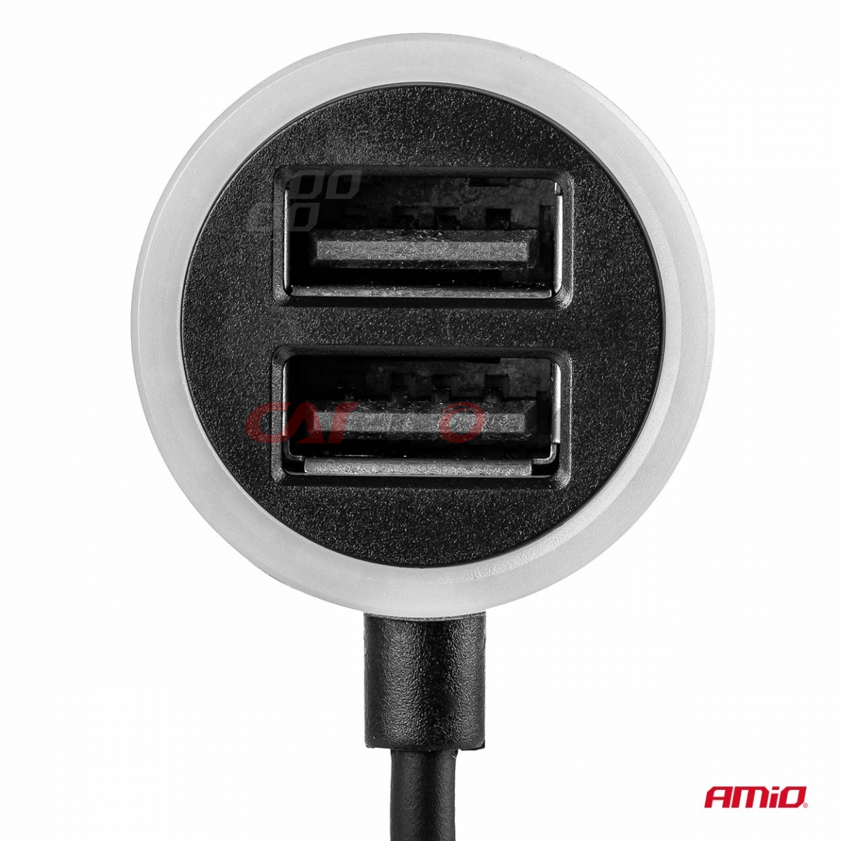 Ładowarka samochodowa 12V 24V USB-C + 2x USB 2.4A PRO-3 AMIO-02058