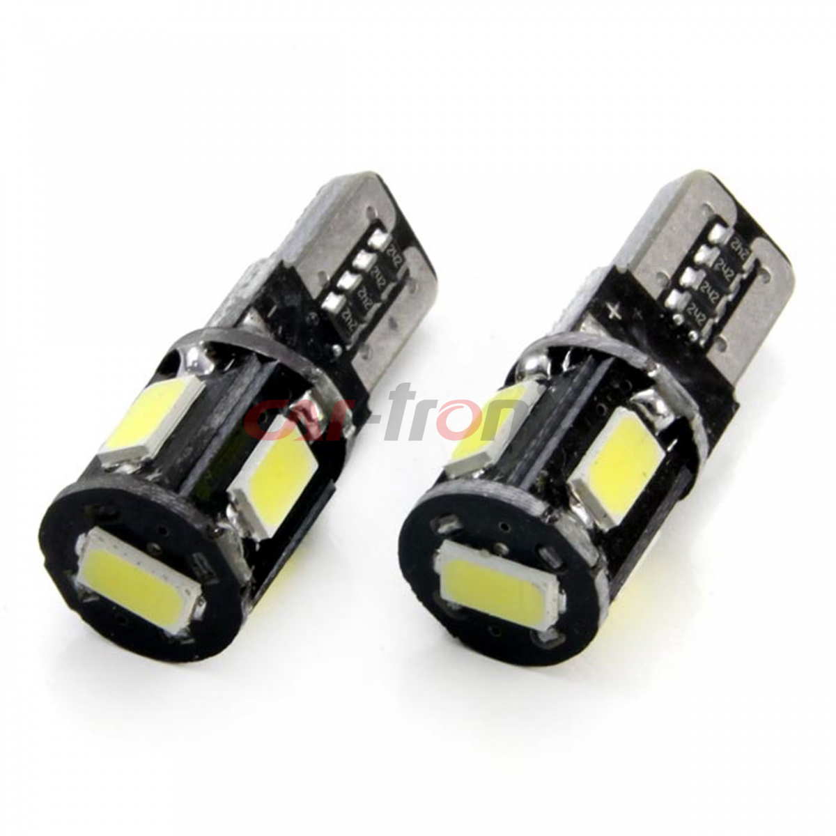 Żarówki LED CANBUS 5SMD 5730 T10 W5W White AMIO-01628