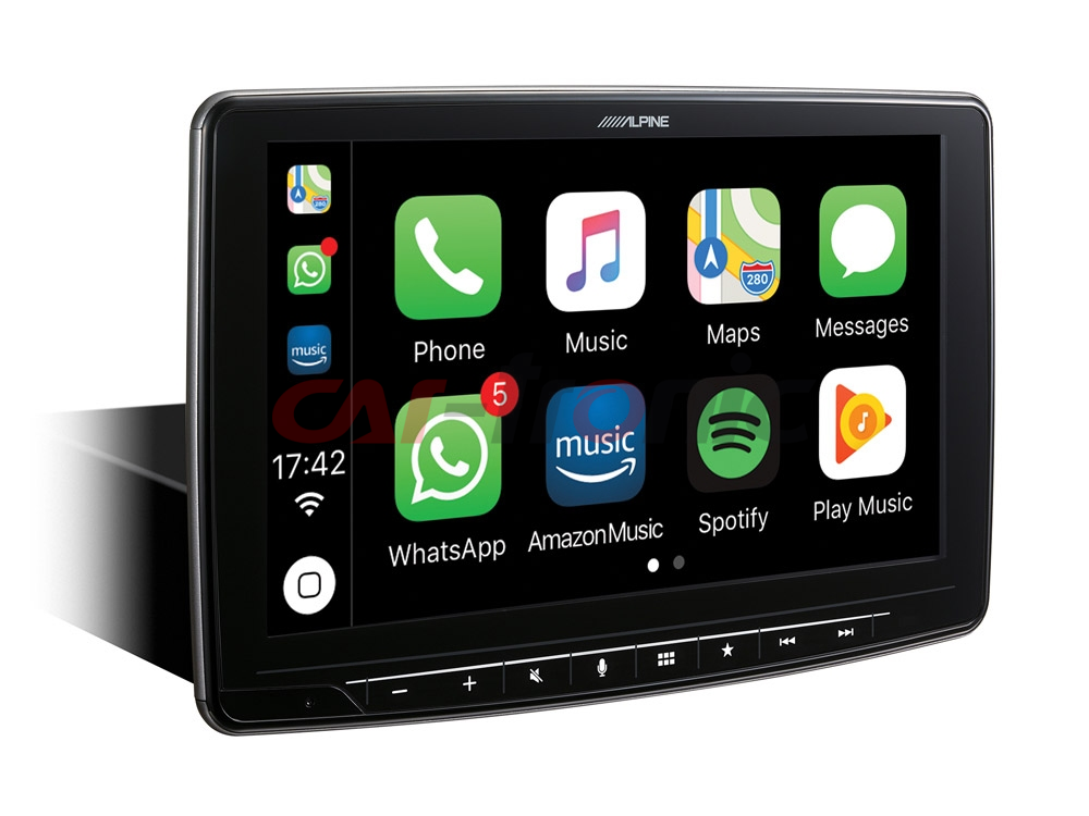 Stacja multimedialna 1DIN Alpine iLX-F903D, ekran 9 cali Apple CarPlay i Android Auto