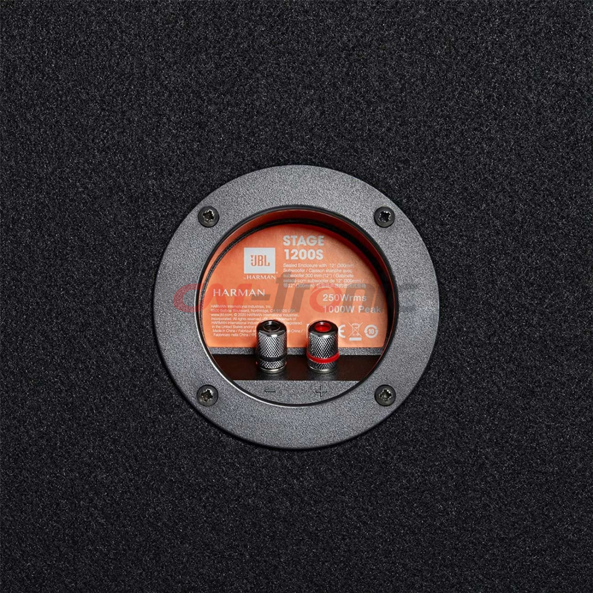 Skrzynia basowa JBL STAGE 1200S z obudową slim, subwoofer 300 mm