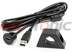 Gniazdo samochodowe USB z 2m przewodem