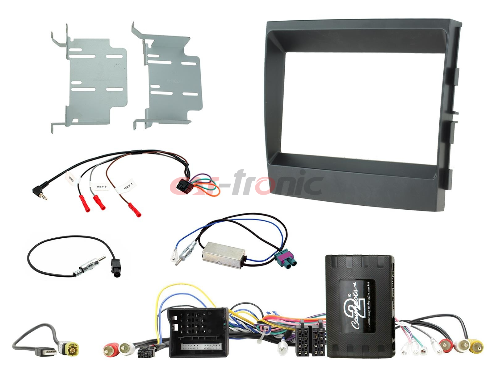 Zestaw instalacyjny 2 DIN Porsche Panamera 2009 - 2016, CTKPO06