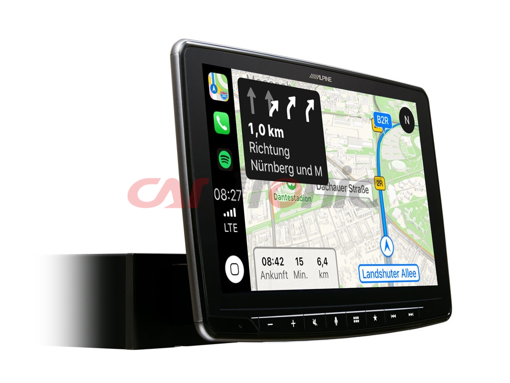 Stacja multimedialna 1DIN Alpine iLX-F903D, ekran 9 cali Apple CarPlay i Android Auto