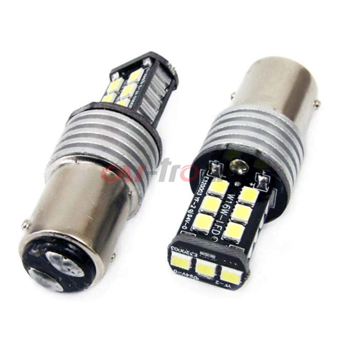 Żarówki LED CANBUS 2835 15SMD 1157 BAY15D P21/5W White 12V 24V AMIO-01641