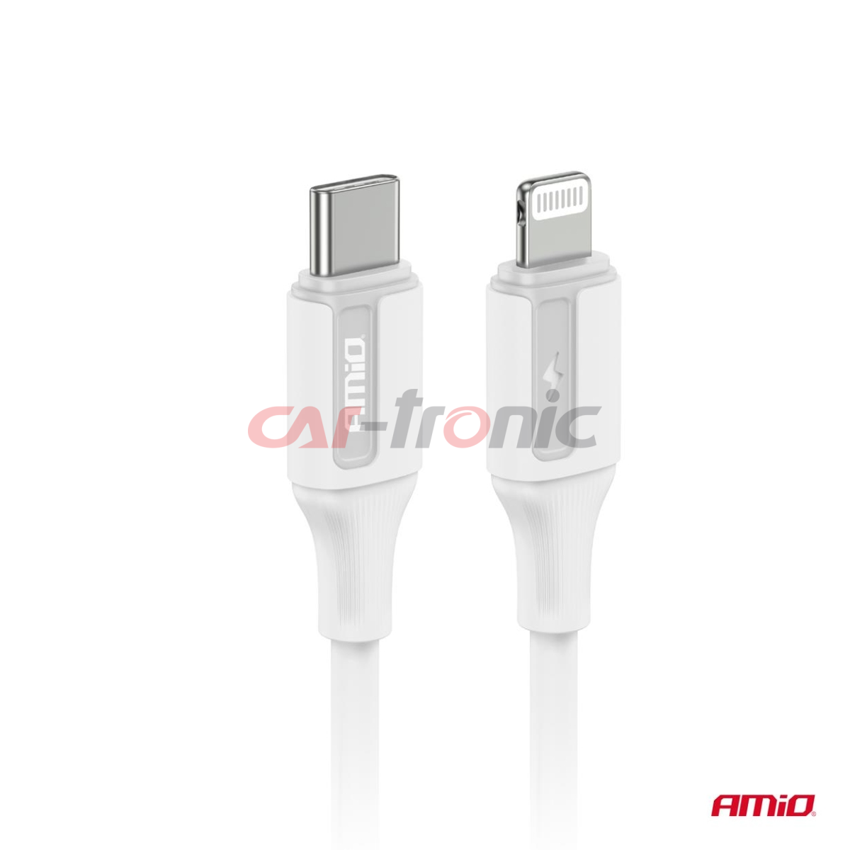 Kabel do ładowania USB-C - IPHONE LIGHTNING 20W 100cm AMIO-03922