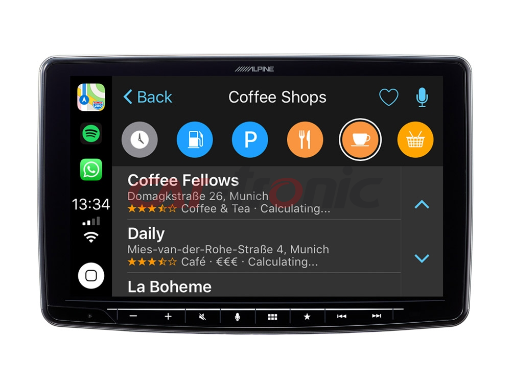 Stacja multimedialna 1DIN Alpine iLX-F903D, ekran 9 cali Apple CarPlay i Android Auto