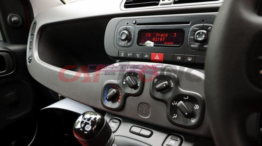 Cyfrowa zmieniarka Dension Bluetooth,USB,iPod,iPhone,AUX - Fiat Panda 2013 Basic Continental