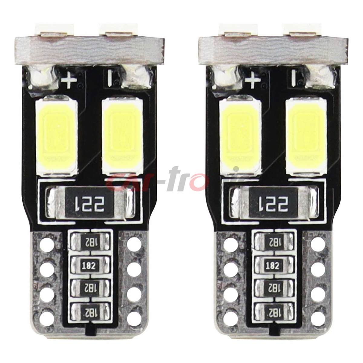 Żarówki LED CANBUS 6SMD 5730 T10 W5W White AMIO-01622