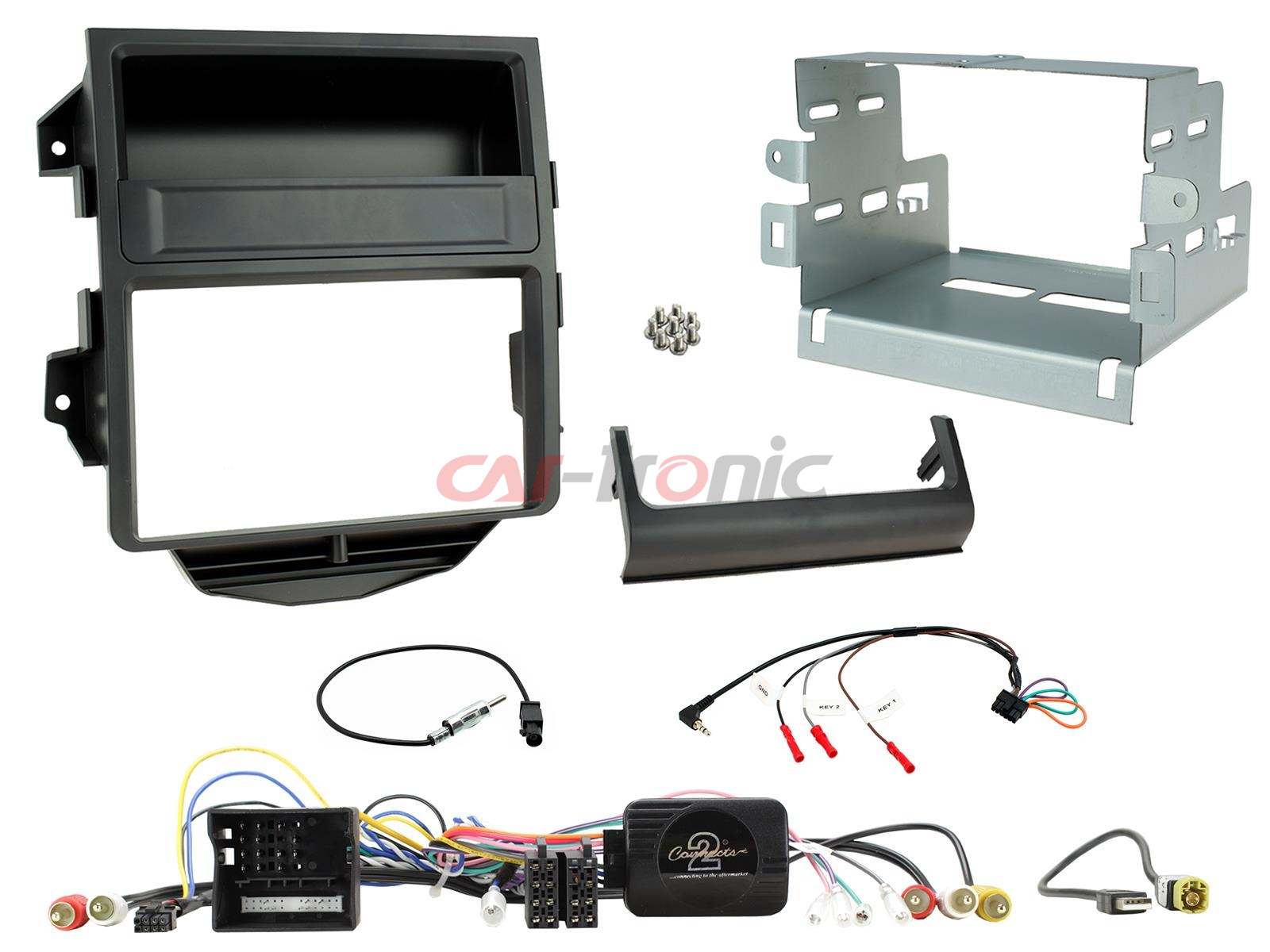 Zestaw instalacyjny 2 DIN Porsche Macan, 2014-2016, CTKPO12