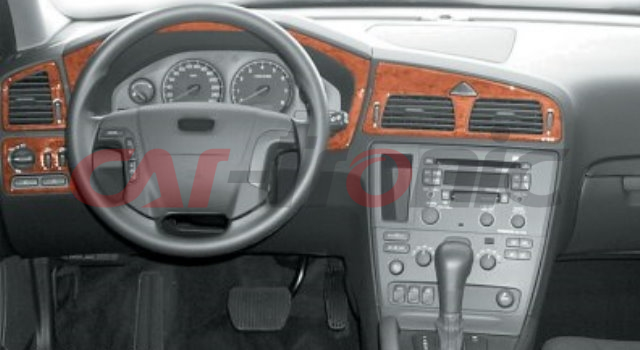 Ramka radiowa 2 DIN Volvo S70, V70, S60, 2000 - 2004