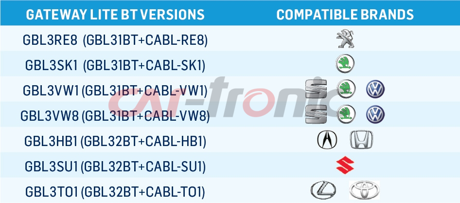 Cyfrowa zmieniarka Dension Bluetooth,USB,iPod,iPhone,AUX - Fiat Panda 2013 Basic Continental