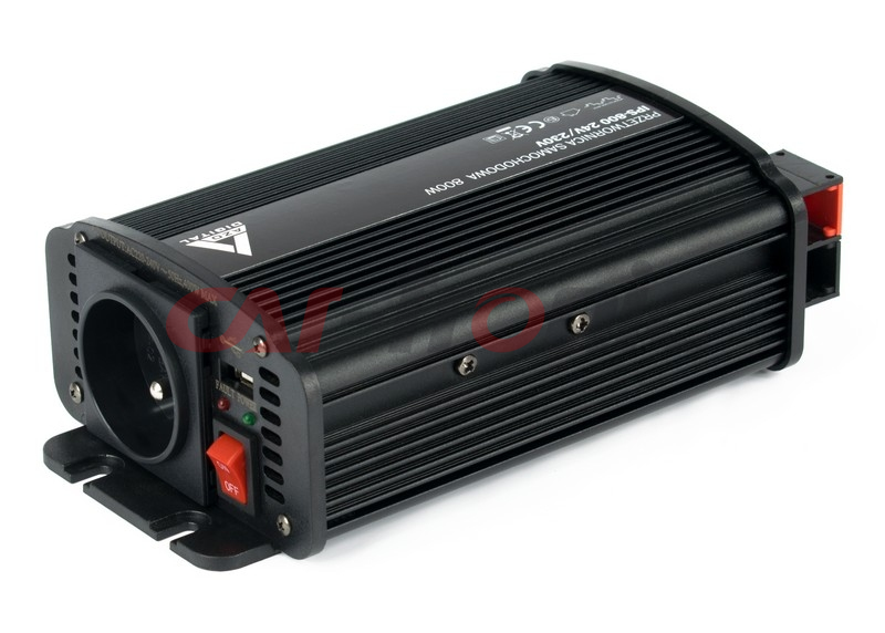 Samochodowa przetwornica napięcia 24 VDC / 230 VAC IPS-800U 800W