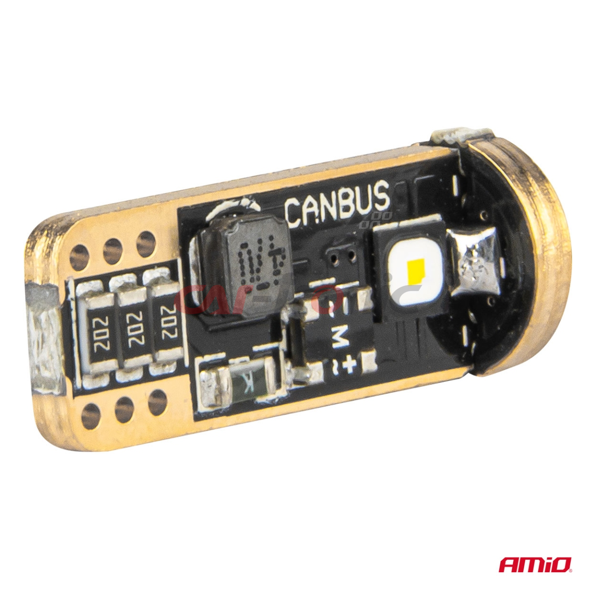 Żarówki LED CANBUS T10 W5W 3SMD 3838 White 12V 24V AMIO-04246