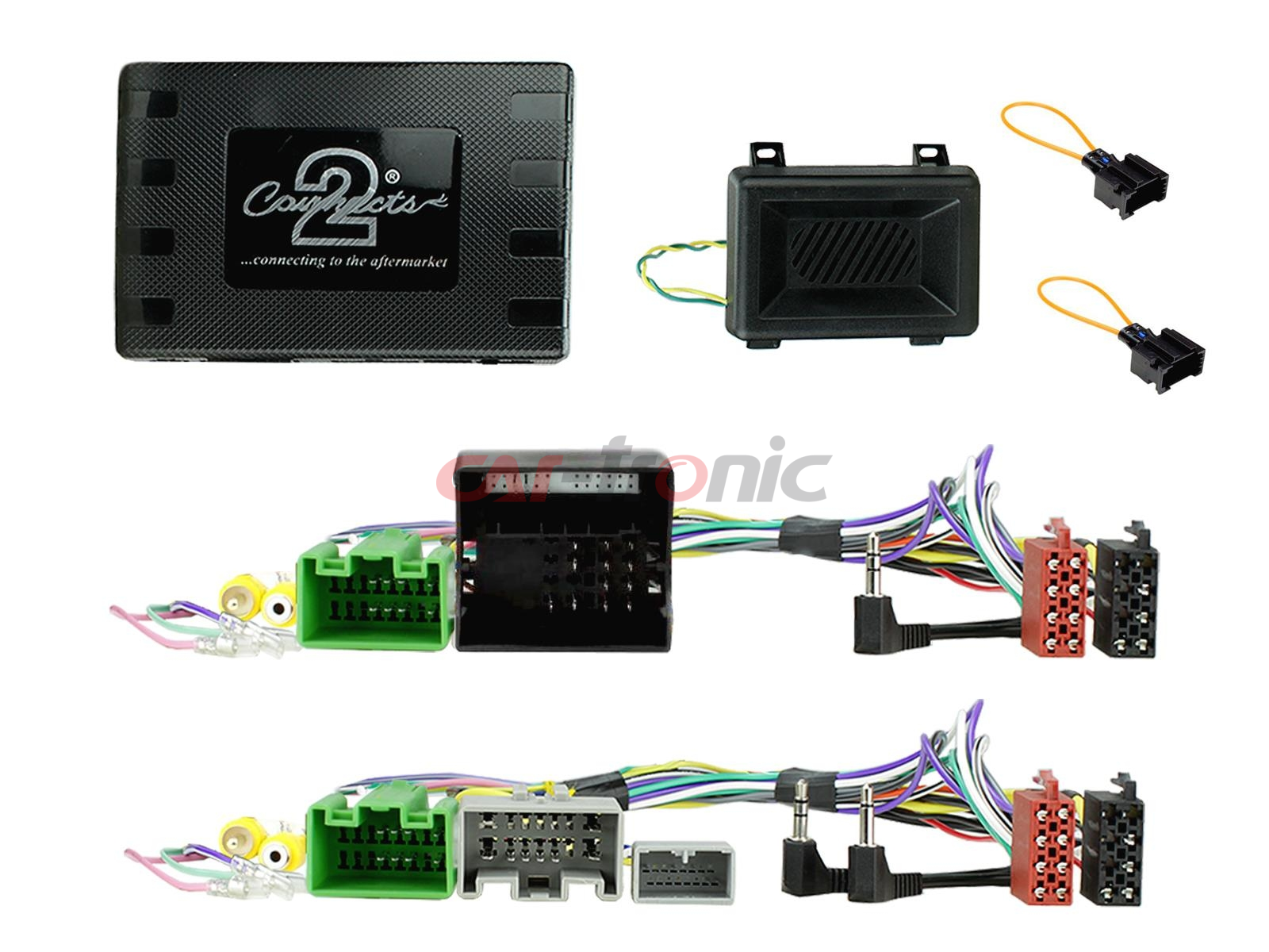 Adapter do kierownicy + info adapter Volvo XC60 2008 - 2017. CTUVL02