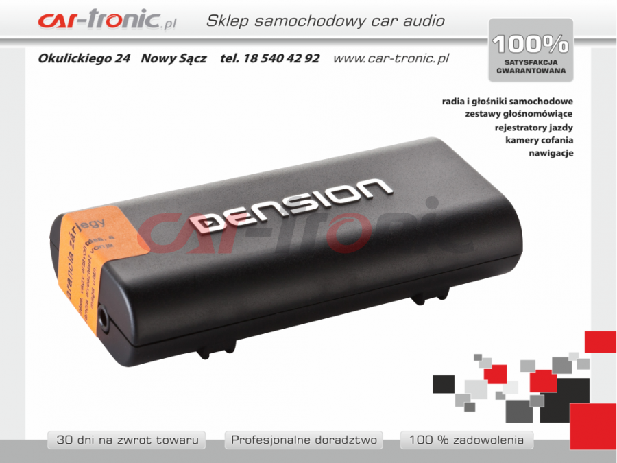 Adapter Dension Bluetooth - Suzuki Swift, Vitara, Splash, SX4