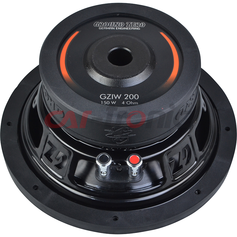 Subwoofer Ground Zero GZIW 200-C 20cm, 1x4 Ohm + obudowa