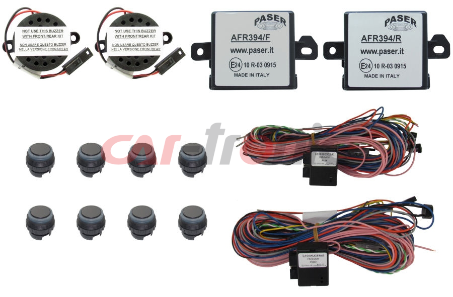 Czujniki parkowania graficzne tył+przód 17 mm Audi A3 2014->,Ford Focus 2011->,VW 2010-> inne