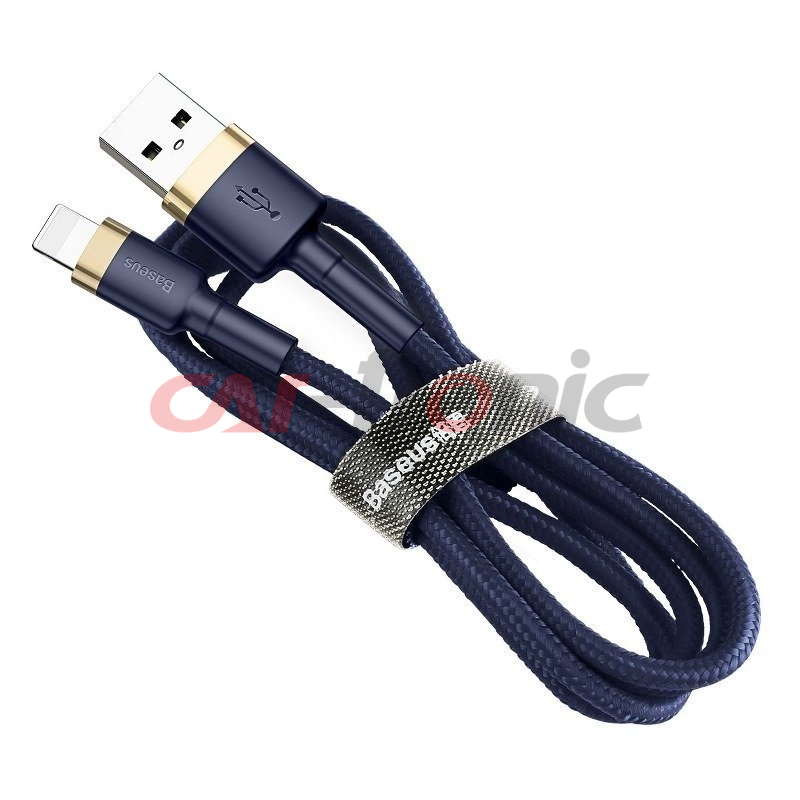 Kabel USB na Lightning Baseus Cafule 1.5A 2m złoto-granatowy