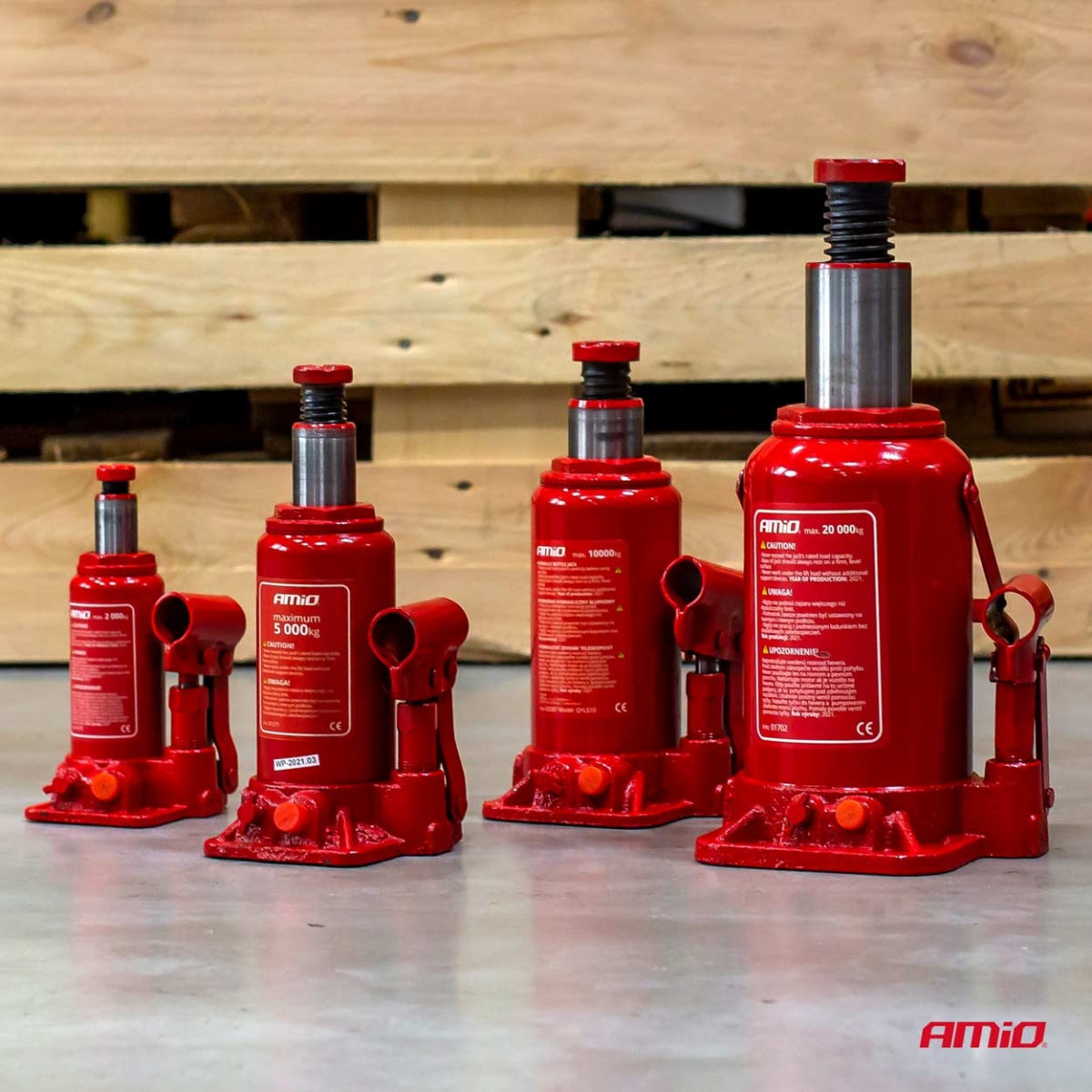 Élévateur de poteau hydraulique 20T 20000 kg AMIO-01702