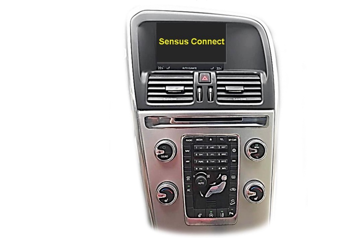 Interfejs wideo, kamera cofania Volvo 2014 -> Sensus Connect monitor 7 cali. RL2-SC14