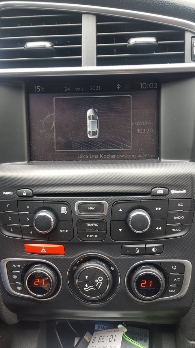 Interfejs wideo 2 video+kamera Citroen Peugeot NG4 - flip-up. MyWay RNEG, NaviDrive