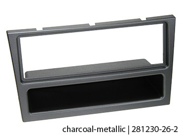 Ramka radiowa 1 DIN Opel Agila, Corsa, Meriva, Omega, Signum, Vectra 2000 - 2006 charcoal-metallic