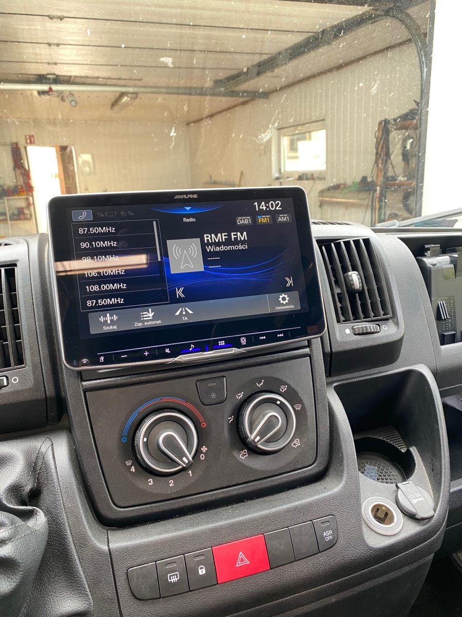 Raadioraam 2 DIN Fiat Ducato Citroen Jumper,Boxer 2006-> Facelifting