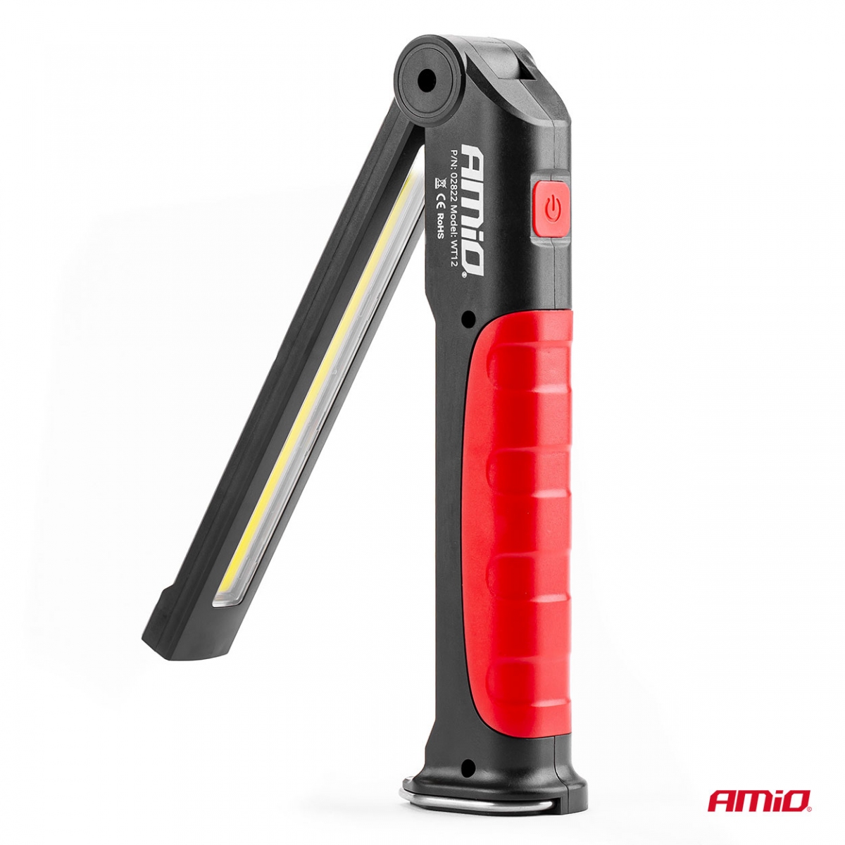 Lampada di ispezione con torcia elettrica e stazione di ricarica WT12 AMIO-02822