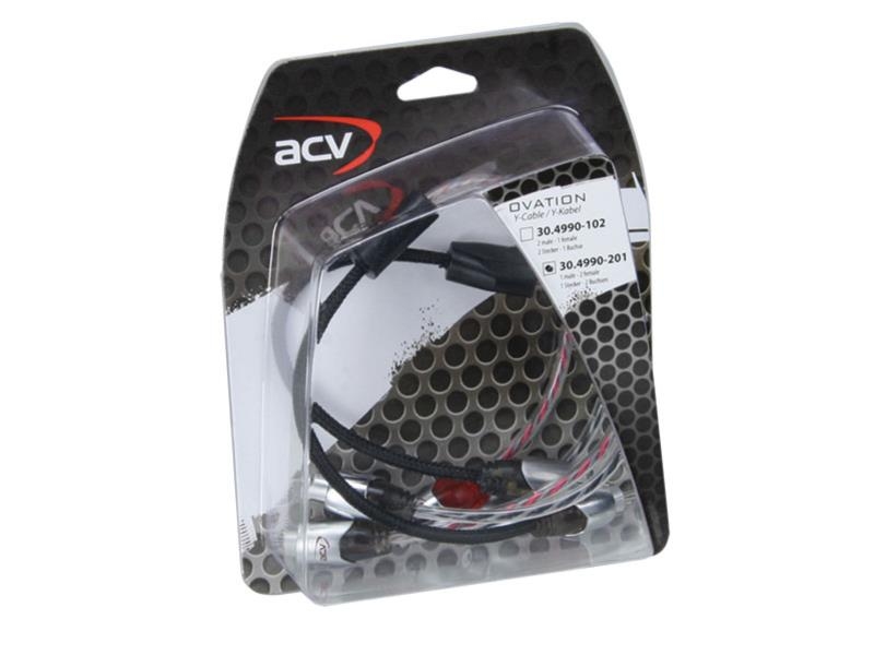 ACV OVATION cinch-splitter 2x plugg - 4x stikkontakt 30.4990-201