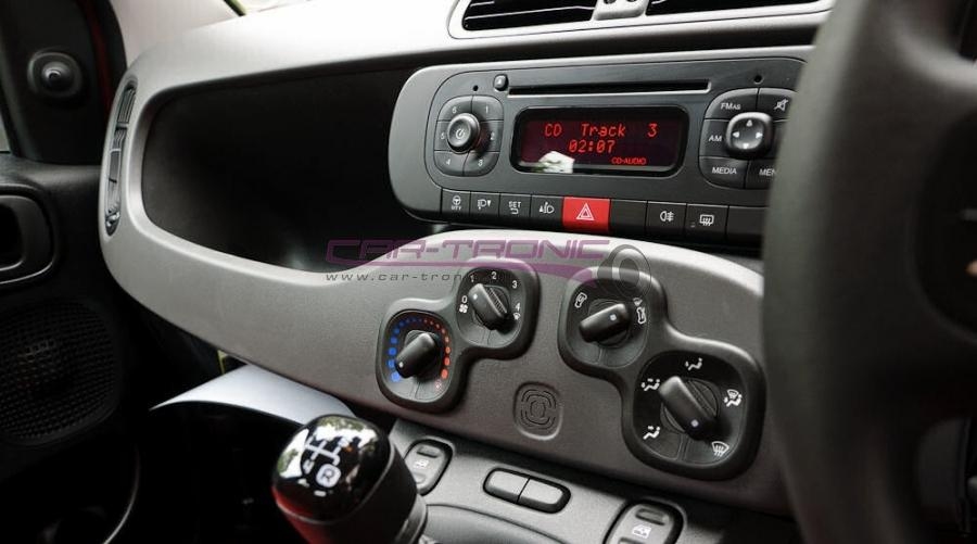 Dension Digital Changer Bluetooth,USB,iPod,iPhone,AUX - Fiat Panda 2013 Basic Continental